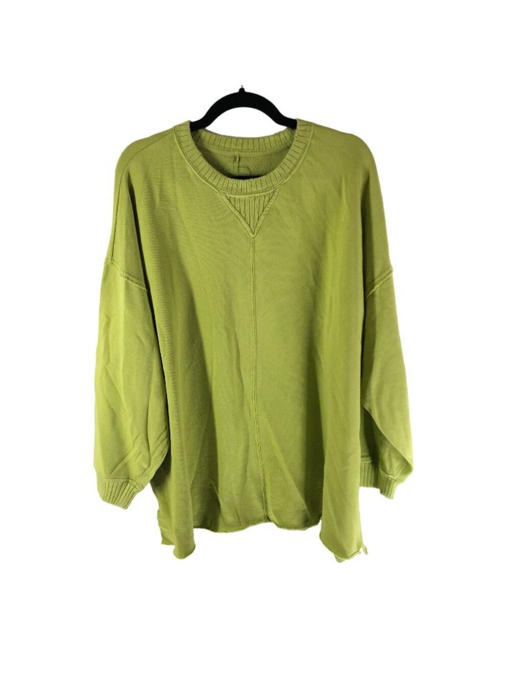 Aerie Green Oversized Crewneck Sweatshirt "Staying Kind Feeling Cool" Graphic M